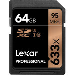 Karta pamięci Lexar SDXC 64GB 633x 95MB/s 4K UHS-I U1