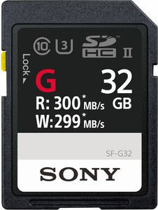 Karta pamięci Sony Professional SF-G SDXC 32GB UHS-II CL10 U3 300mb/s (SF-G32)