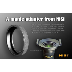 Adapter 82mm do uchwytu filtrów kwadratowych 150mm NISI Nikkor 14-24