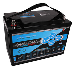 Akumulator Patona Platinum LiFePO4 12V 100Ah 1200Wh 100.000mAh