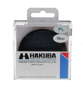 Filtr polaryzacyjny Hakuba 58 mm PL