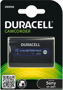 Akumulator Duracell odpowiednik Sony NP-QM71 / NP-FM70
