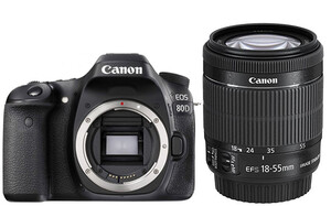 Lustrzanka Canon EOS 80D + 18-55 IS STM