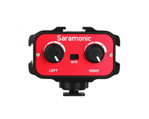 Adapter audio Saramonic SR-AX100 - dwukanałowy pasywny