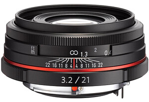 Obiektyw Pentax HD DA 21mm f/3,2 Limited czarny
