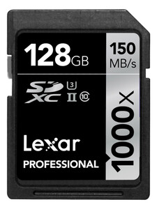 Karta pamięci Lexar SDXC 128GB 1000x 150MB/s UHSI-II