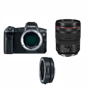 Aparat cyfrowy Canon EOS R + ob. 24-105 F4.0 L IS USM + adapter EF-EOS R  2 lata Gwarancji Canon Polska