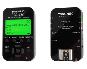 Wyzwalacz radiowy YONGNUO YN-622N-KIT LCD Nikon sterownik