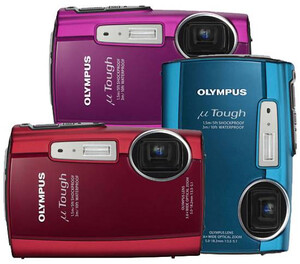 Olympus Mju Tough 3000 + Kingston SDHC 4GB + Pokrowiec + Ładowarka + Akumulator