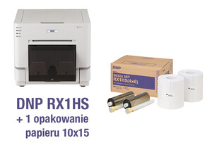 Drukarka termosublimacyjna DNP DS-RX1HS + 1 karton papieru 10x15