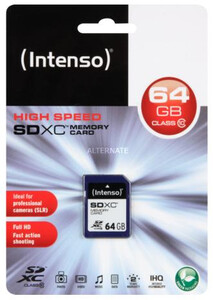 Karta pamięci Intenso SDXC Card 64 GB