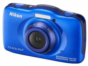 Aparat cyfrowy Nikon Coolpix S32 niebieski + plecak