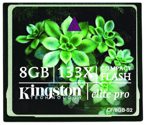 Compact Flash 8GB x133 Elite Pro Kingston