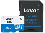  Karta pamięci Lexar 64GB MicroSDXC UHS-I 300x 45mb/s + adapter SD