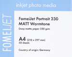 Papier Foto Fomei Portrait Matt A4/50 G230 EY5973 Warmtone