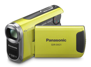 Kamera Panasonic SDR-SW21 zielona + pływak + karta 16Gb