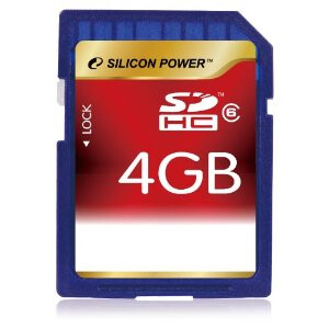 Silicon Power SDHC 4GB Class 6 FULL HD