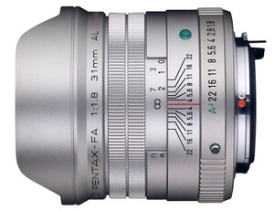 Obiektyw Pentax FA 31 mm f/1.8 Limited Edition