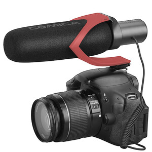 Superkardioidalny mikrofon typu shotgun Comica CVM-V30 PRO Czerwony