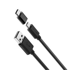 Kabel Micro USB + adapter USB-C BlitzWolf BW-MT1 2A 1m
