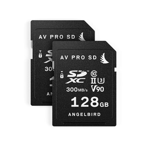 Karta pamięci SDXC Angelbird Panasonic GH5/GH5S 128GB V90 W300/R280 2 PACK
