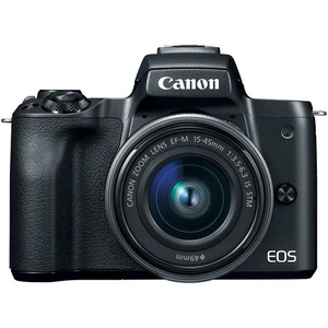 Aparat cyfrowy Canon EOS M50 + ob. EF-M 15-45 mm czarny
