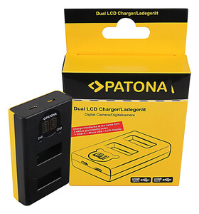 Podwójna ładowarka Patona Dual LCD USB GoPro Max