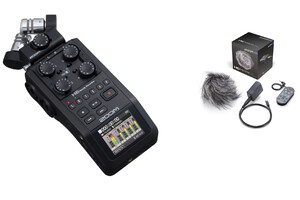 Rejestrator dźwięku Zoom H6 czarny  + akcesoria APH-6