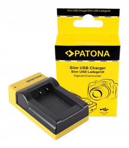 Ładowarka Patona Slim Micro-USB do Canon LP-E6