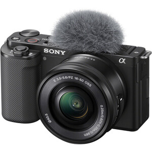 Aparat do wideoblogów z wymiennymi obiektywami Sony ZV-E10 + ob. Sony 16-50 f/3.5-5.6 OSS (ZVE10BDI) 