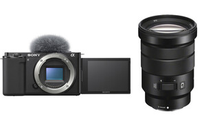Aparat do wideoblogów z wymiennymi obiektywami Sony ZV-E10 + ob. 18-105mm f/4 G