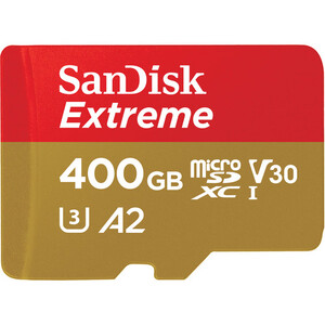 Karta pamięci microSDXC Sandisk Extreme 400GB 160/90 MB/s (SDSQXA1-400G-GN6MA)