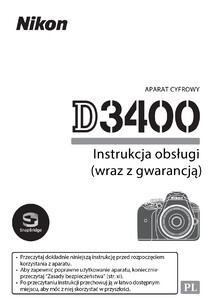 Instrukcja obsługi Nikon D3400