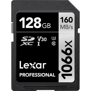 Karta Lexar SDXC Professional 128GB 160MB/s V30 1066x 4K