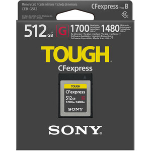Karta pamięci Sony CFexpress B 512GB CEB-G + Cashback 500 zł