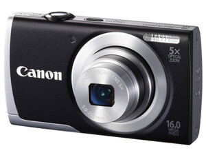 Aparat cyfrowy Canon Powershot A2600 czarny + karta 4GB Sandisk 30MB + pokrowiec Canon Powershot