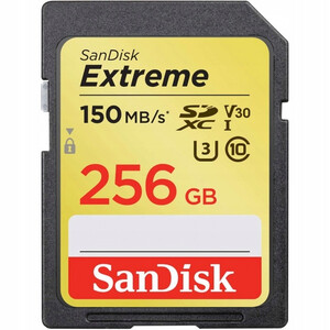 Karta pamięci SanDisk Extreme SDXC 256GB V30 U3 150MB/s