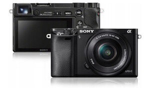 Aparat cyfrowy Sony A6000 + ob. 16-50 czarny Kit (ILCE6000)