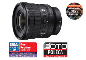 Obiektyw Sony PZ 16-35mm f/4 G (SELP1635G) | Welcome To Vlog - Zyskaj Zwrot 450 zł  | Rabat stare na nowe 500 zł