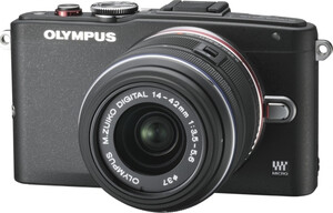 Aparat cyfrowy Olympus E-PL6 czarny + ob. 14-42 IIR + Karta SD 16GB