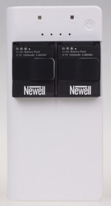 NEWELL Ładowarka/Power Bank Dual Power GP3 do GOPRO Hero3/3+ biała + akumulatorki Newell AHDBT-301