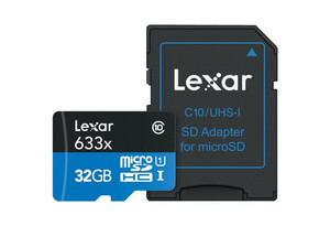 Karta pamięci Lexar 32GB MicroSDXC UHS-I 633x 95MB/s + adapter SD