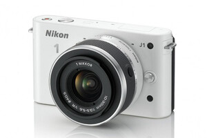 Aparat cyfrowy Nikon 1 J1 biały + ob. 10-30