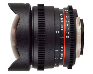 Obiektyw Samyang 8mm T3.8 Fish-eye VDSLR CS / Canon