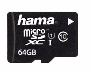 Karta MicroSD Hama SDXC 64GB Class10