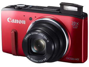 Aparat cyfrowy Canon PowerShot SX280 HS czerwony