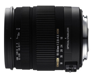 Obiektyw Sigma 18-50 mm f/2.8-4.5 DC OS HSM Canon