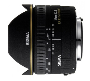 Obiektyw Sigma 15 mm f/2.8 DG EX Fisheye rybie oko do Canon