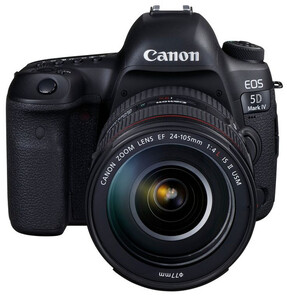 Lustrzanka Canon EOS 5D Mark IV Body + Canon EF 24-105 f/4.0L IS II USM + dodatkowy akumulator LP-E6