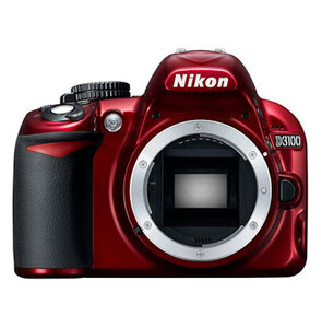 Nikon D3100 Body czerwony